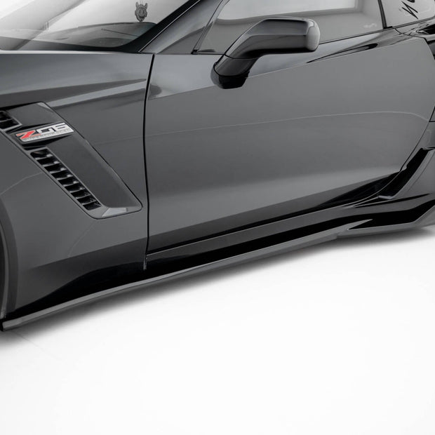 Sidokjolar Diffusers för Chevrolet Corvette Z06 C7