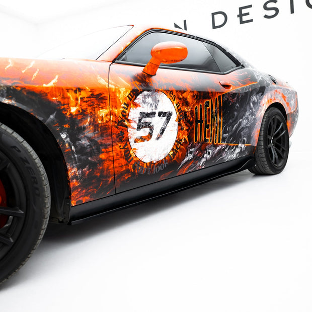Sidokjolar Diffusers för Dodge Challenger GT Mk3 Facelift