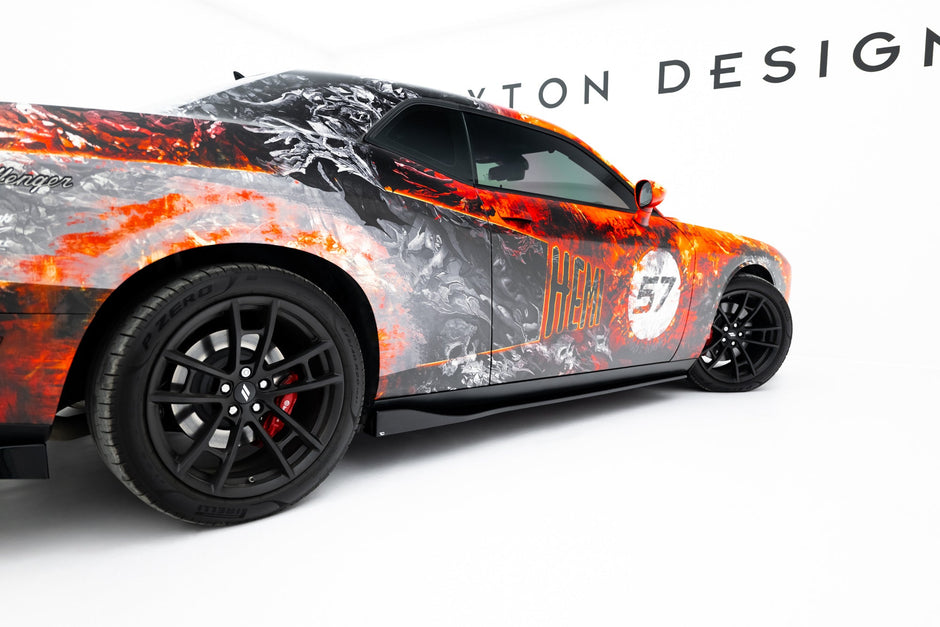 Sidokjolar Diffusers för Dodge Challenger GT Mk3 Facelift