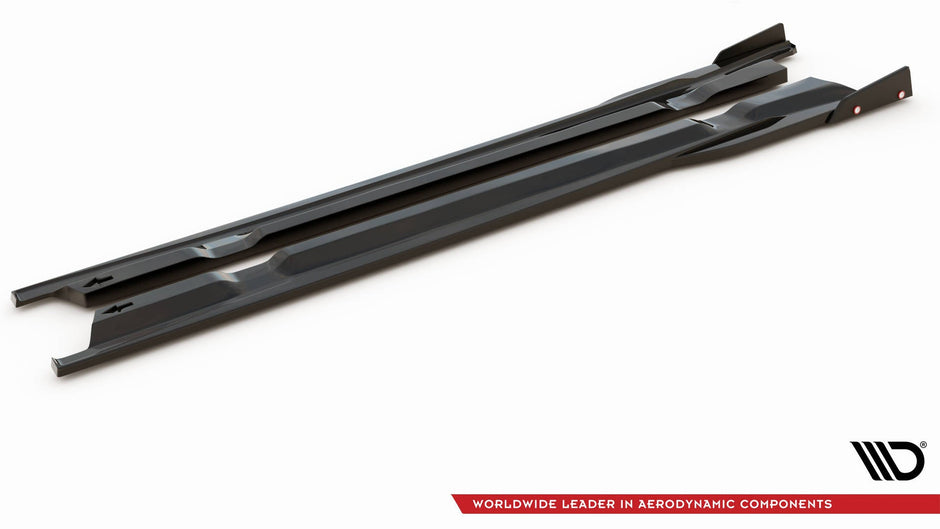 Sidokjolar Diffusers + Flaps för Nissan GTR R35 Facelift