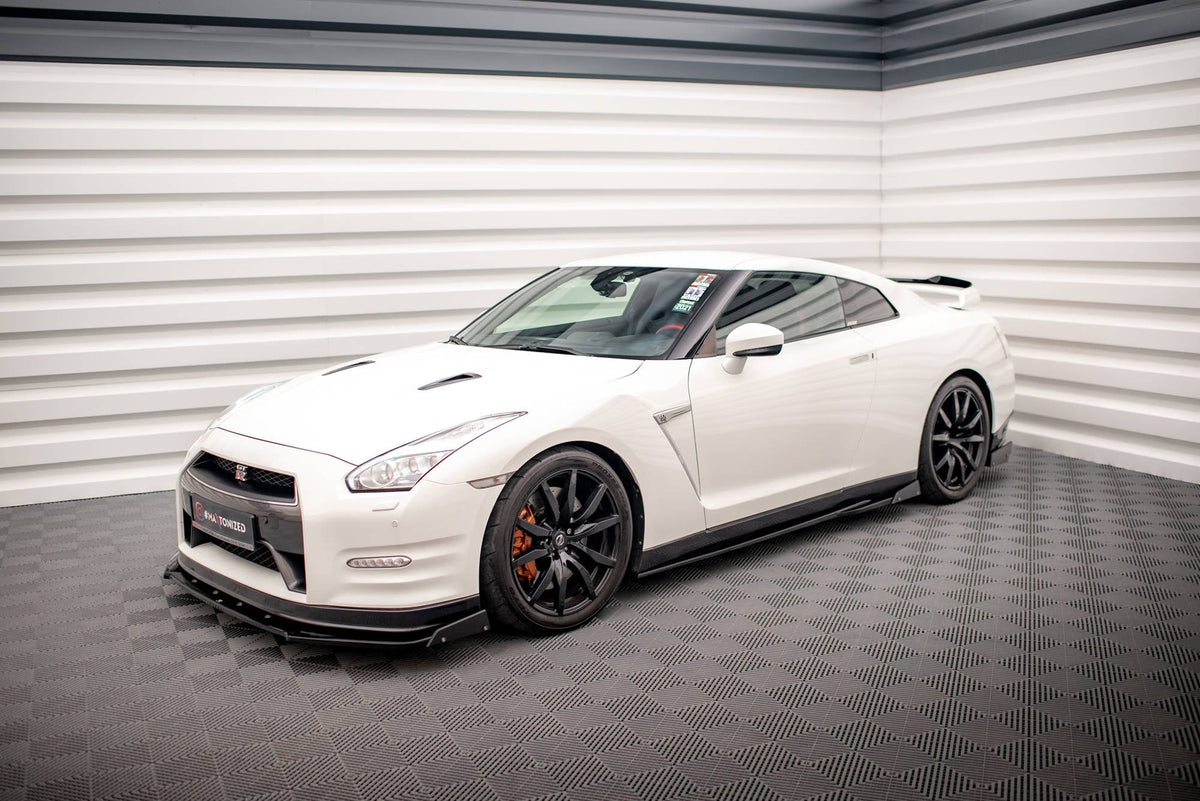 Sidokjolar Diffusers + Flaps för Nissan GTR R35 Facelift