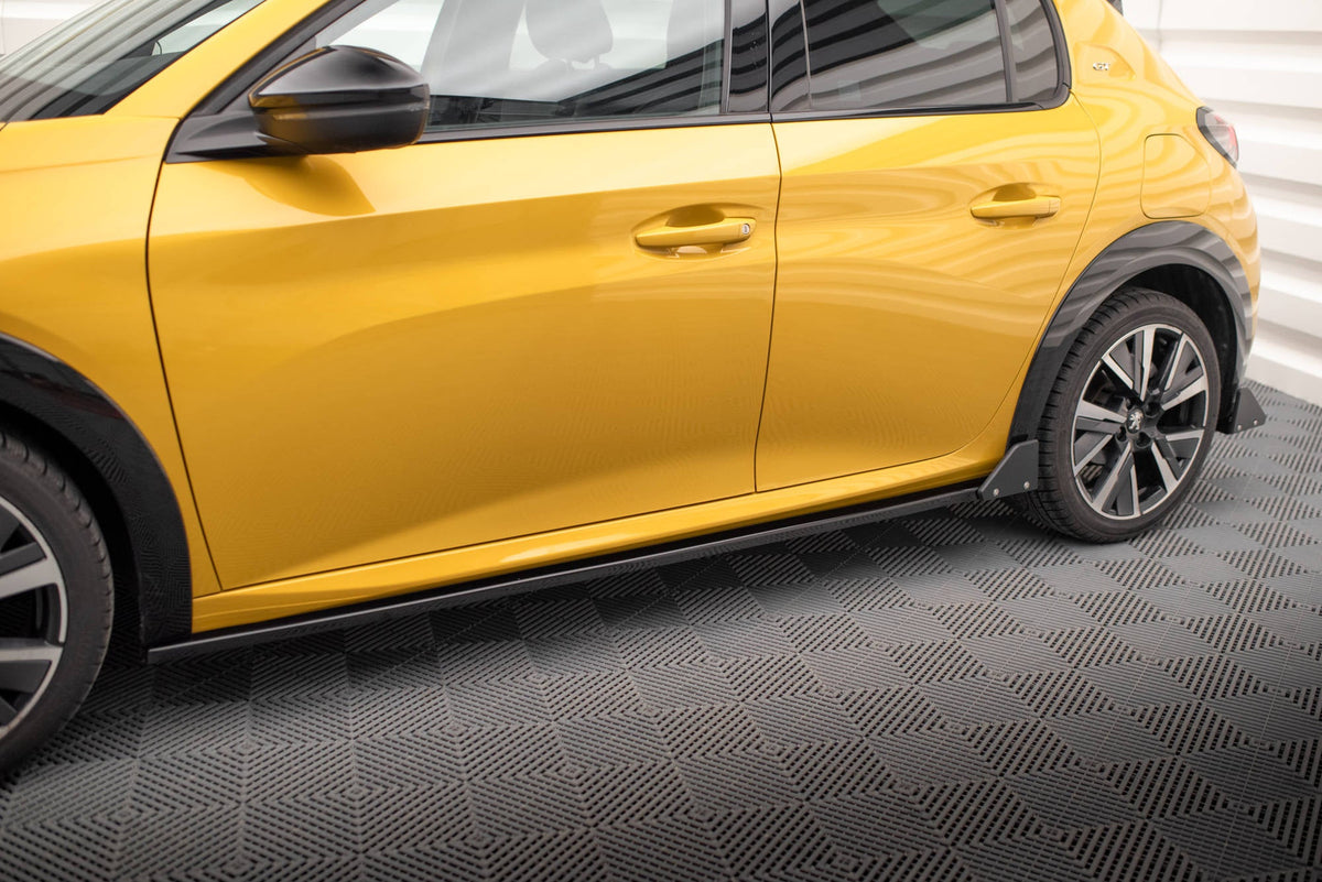 Sidokjolar Diffusers + Flaps för Peugeot 208 GT Mk2