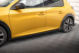 Sidokjolar Diffusers + Flaps för Peugeot 208 GT Mk2