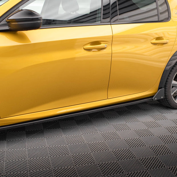 Sidokjolar Diffusers + Flaps för Peugeot 208 GT Mk2
