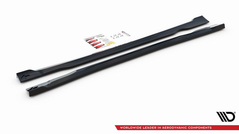 Sidokjolar Diffusers för Ford Escape ST-Line Mk3