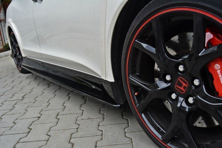 Sidokjolar Diffusers för Honda Civic Mk9 TYPE R