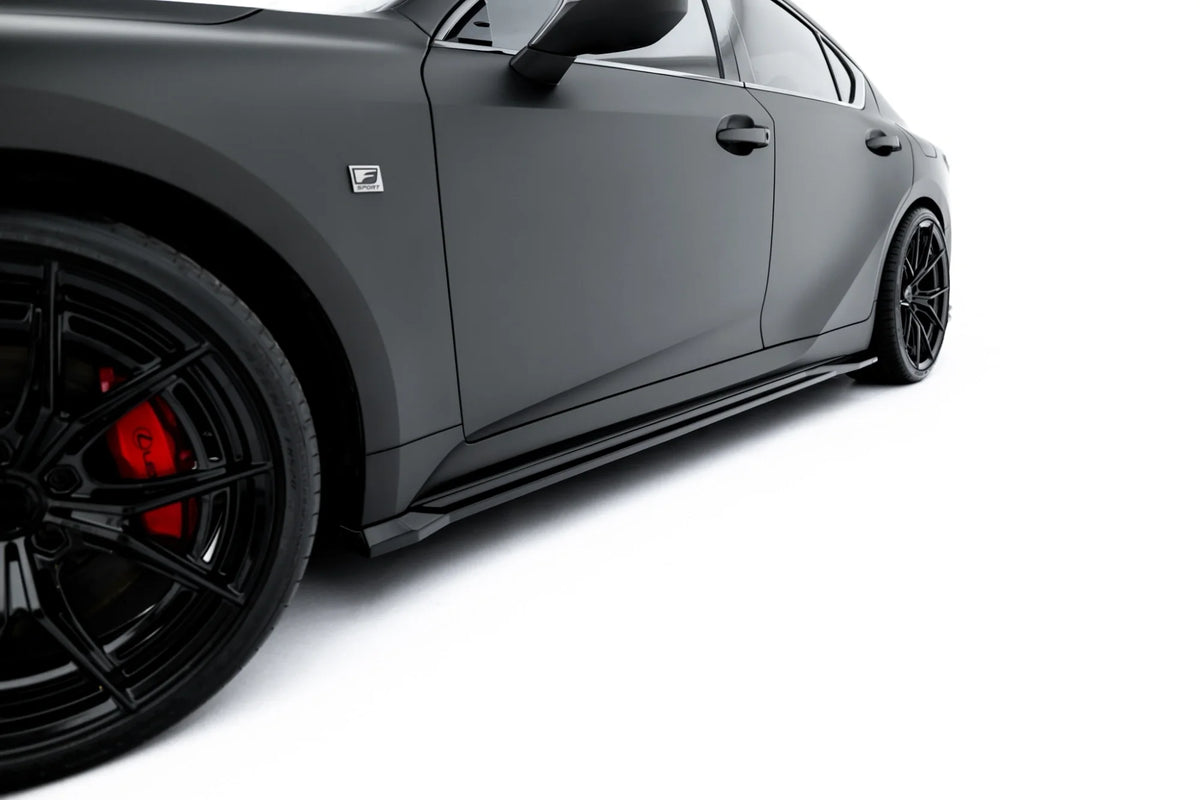 Sidokjolar Diffusers för Lexus IS 500 Mk3 Facelift 2 (XE30)