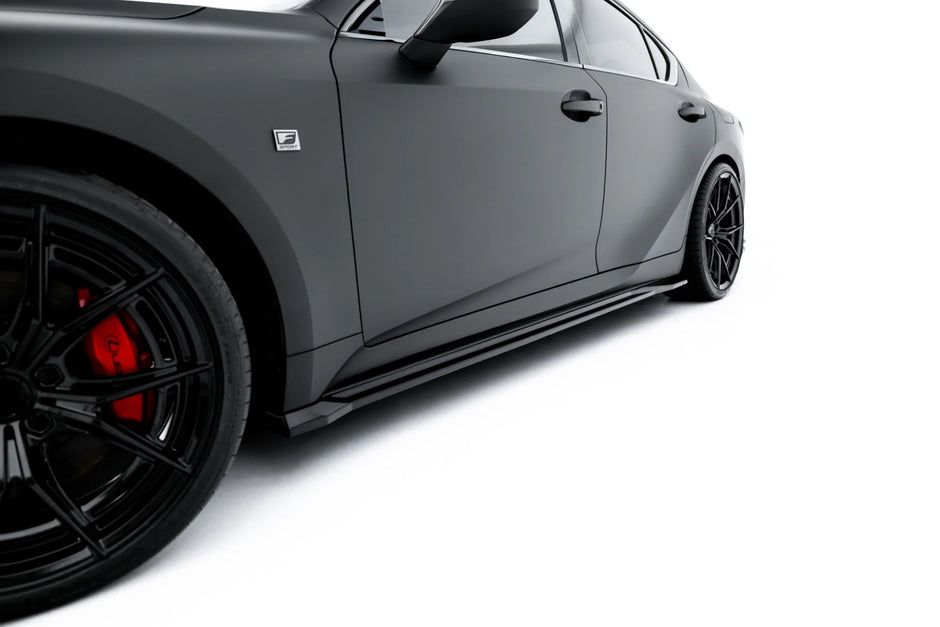 Sidokjolar Diffusers för Lexus IS 500 Mk3 Facelift 2 (XE30)