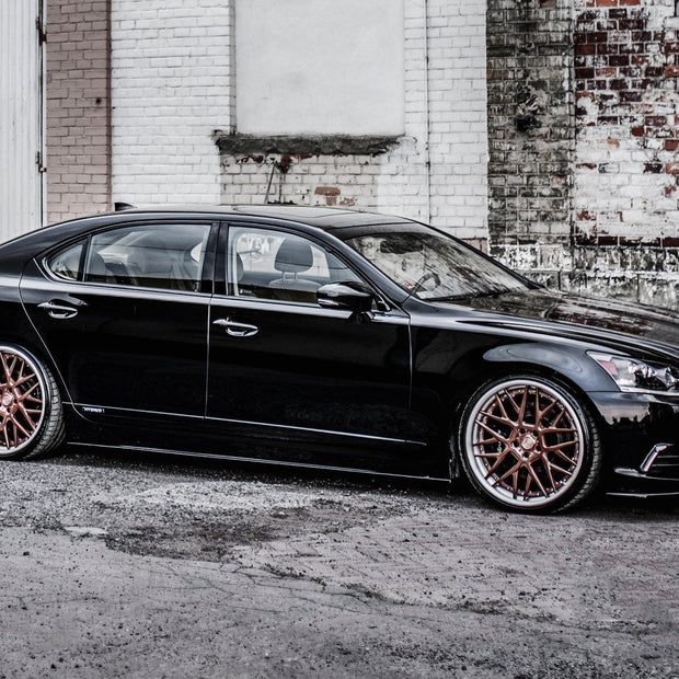 Sidokjolar Diffusers för Lexus LS Long Wheelbase Mk4 Facelift