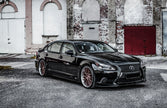 Sidokjolar Diffusers för Lexus LS Long Wheelbase Mk4 Facelift