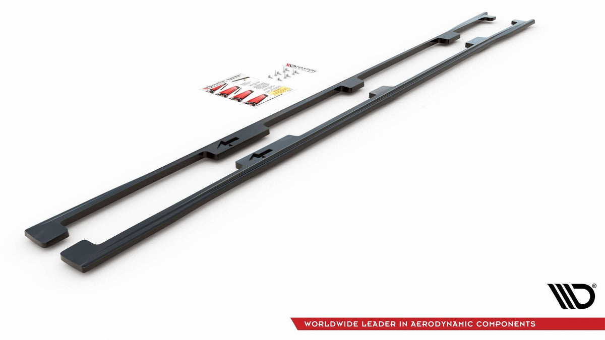 Sidokjolar Diffusers för Lexus LS Long Wheelbase Mk4 Facelift