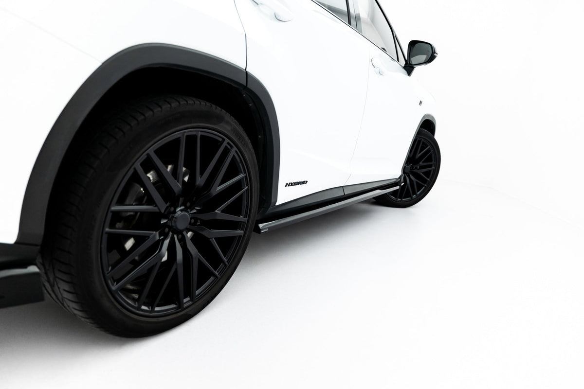 Sidokjolar Diffusers för Lexus RX F-Sport Mk4 Facelift (version without OEM step rails)