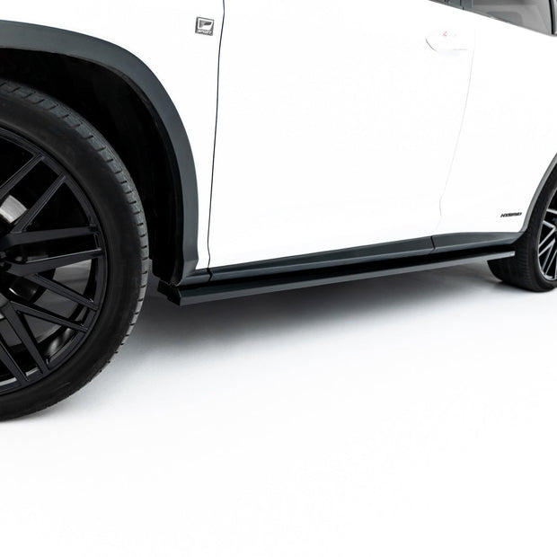 Sidokjolar Diffusers för Lexus RX F-Sport Mk4 Facelift (version without OEM step rails)