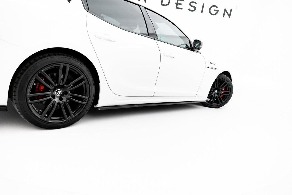 Sidokjolar Diffusers för Maserati Ghibli Modena Mk3 Facelift