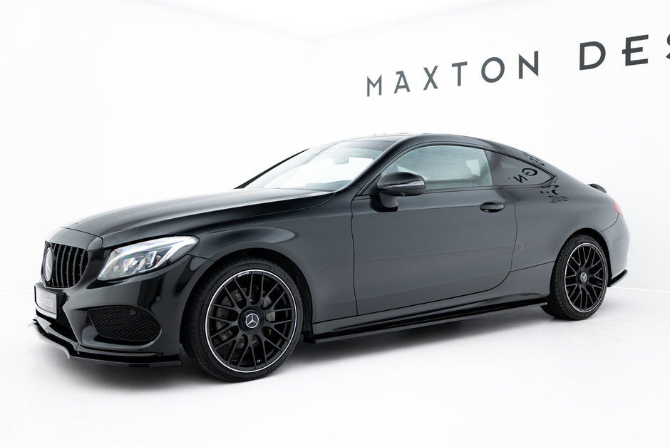 Maxton Design Sidokjolar Mercedes-Benz C Coupe AMG-Line C205 – bild 2