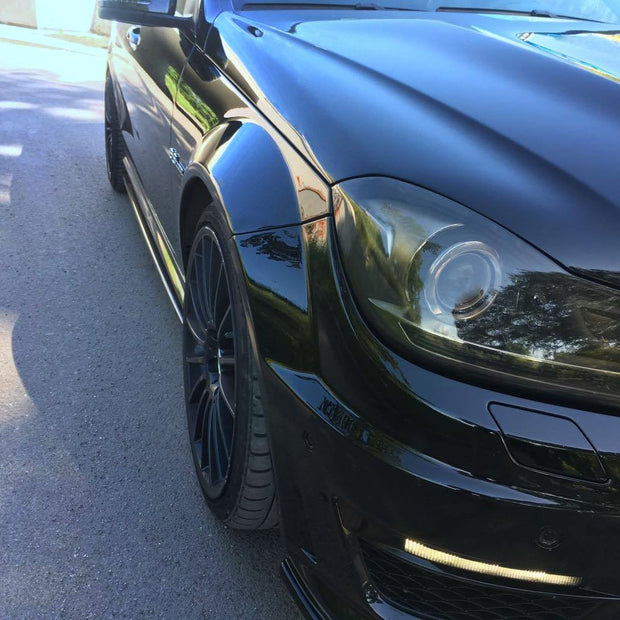 Sidokjolar Diffusers för Mercedes-Benz C63 AMG Sedan / Estate W204 Facelift / S204 Facelift