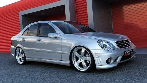 Sidokjolar för Mercedes C W203 AMG 204 LOOK
