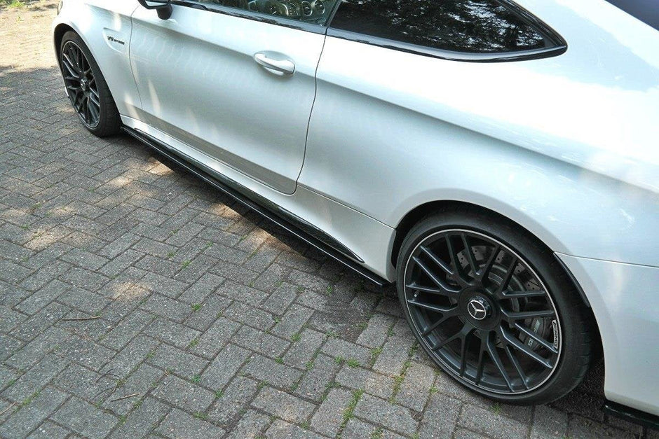 Sidokjolar Diffusers för Mercedes C-class C205 63AMG Coupe