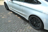 Sidokjolar Diffusers för Mercedes C-class C205 63AMG Coupe
