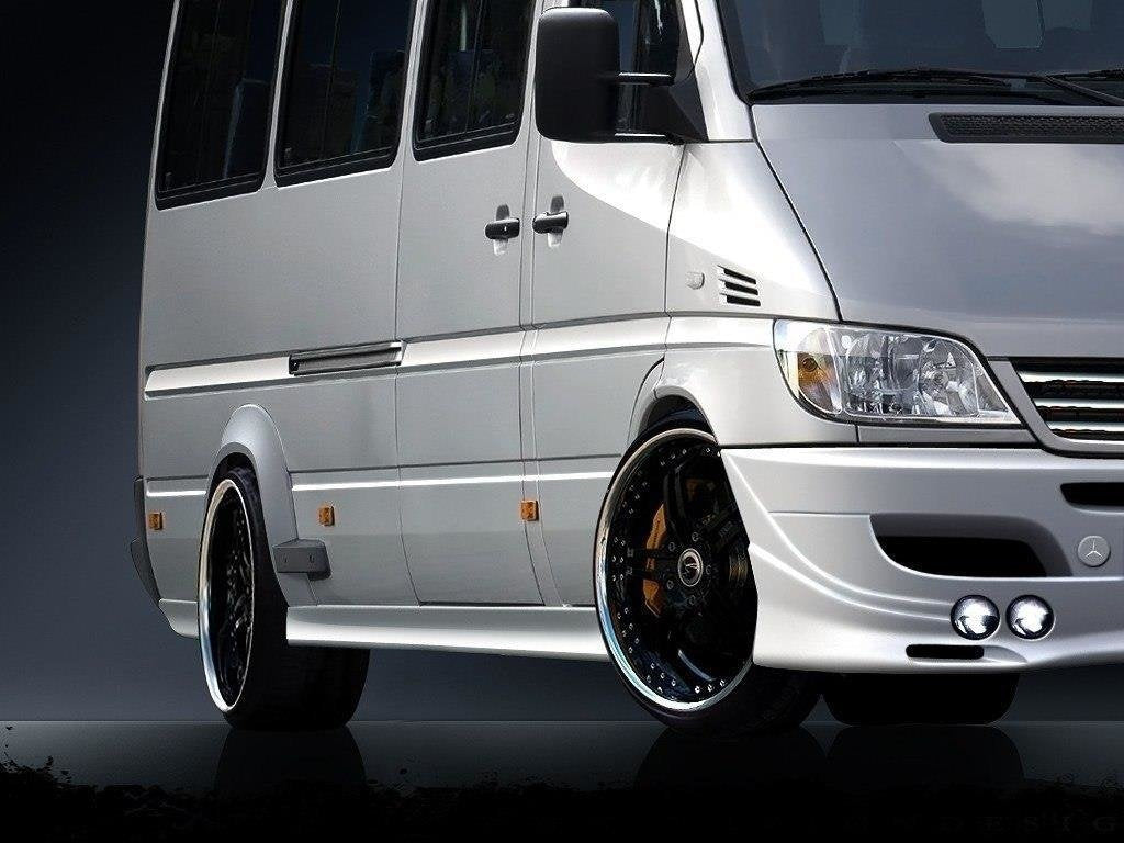 Sidokjolar för Mercedes Sprinter Mk1 Facelift / Volkswagen LT 96-06 THIS Sidokjolar FITS TWIN WHEELS Version.