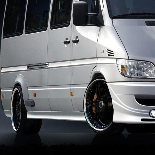 Sidokjolar för Mercedes Sprinter Mk1 Facelift / Volkswagen LT 96-06 THIS Sidokjolar FITS TWIN WHEELS Version.