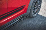 Sidokjolar Diffusers för Mini Countryman Mk2 F60 JCW