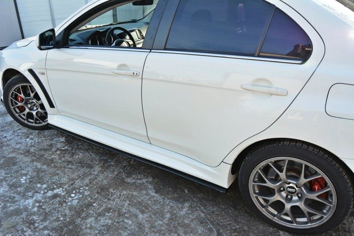 Sidokjolar Diffusers för Mitsubishi Lancer Evo X