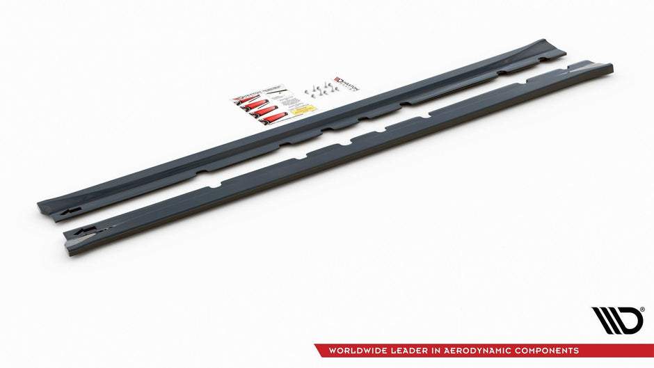 Sidokjolar Diffusers för Mitsubishi Lancer Mk8