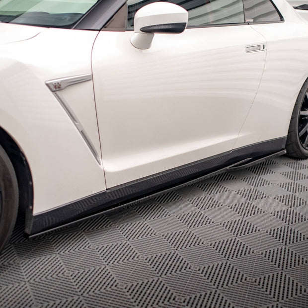 Sidokjolar Diffusers för Nissan GTR R35 Facelift
