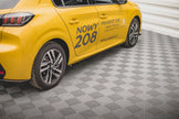Sidokjolar Diffusers för Peugeot 208 Mk2