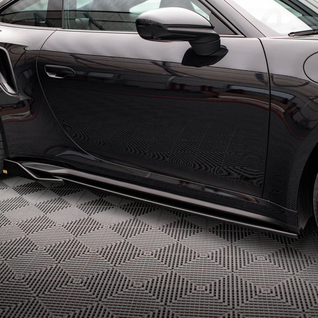 Sidokjolar Diffusers för Porsche 911 Turbo S Sport Package 992