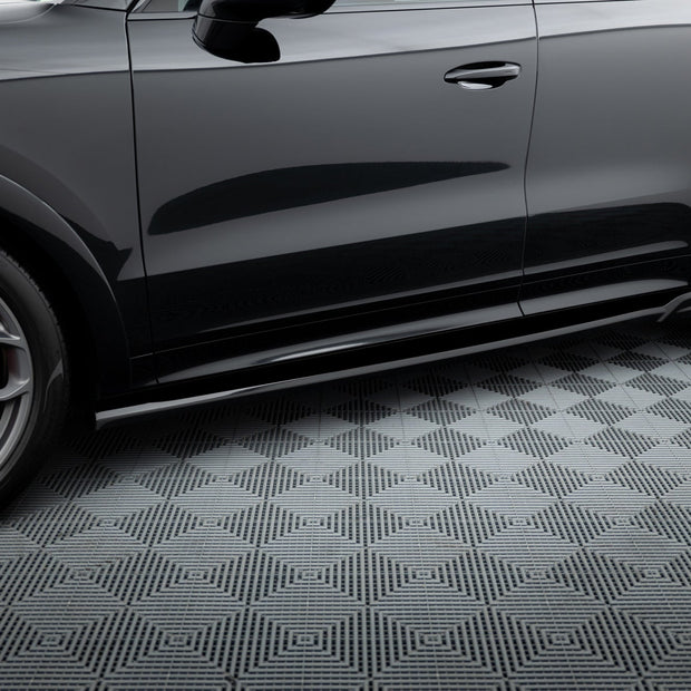 Sidokjolar Diffusers V.2 för Porsche Cayenne Sport Design / Turbo SUV / Coupe Mk3 / Mk3 Facelift