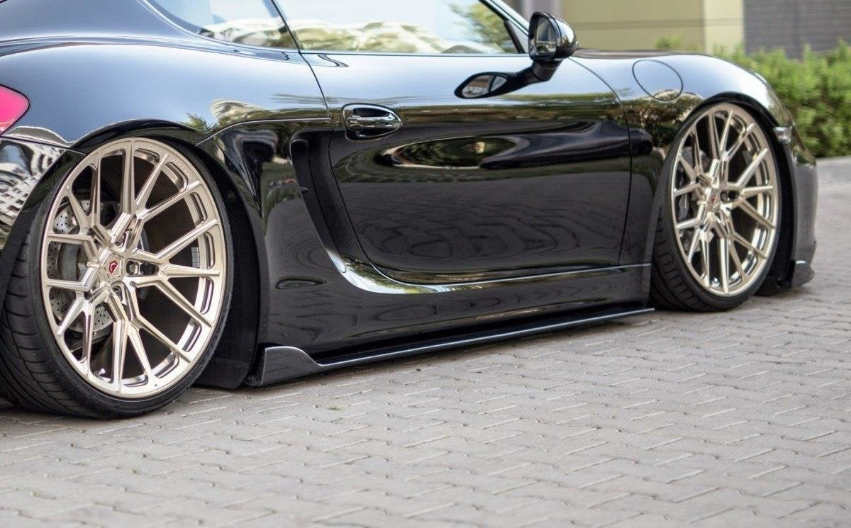Sidokjolar Diffusers för Porsche Cayman Mk2 981C