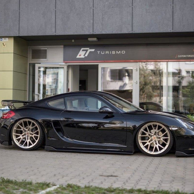 Sidokjolar Diffusers för Porsche Cayman Mk2 981C