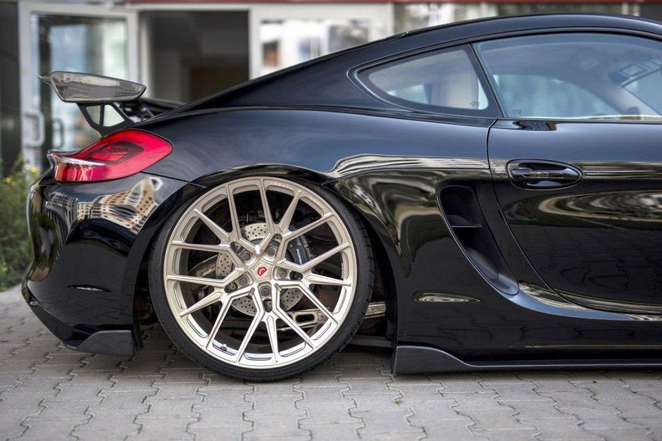 Sidokjolar Diffusers för Porsche Cayman Mk2 981C