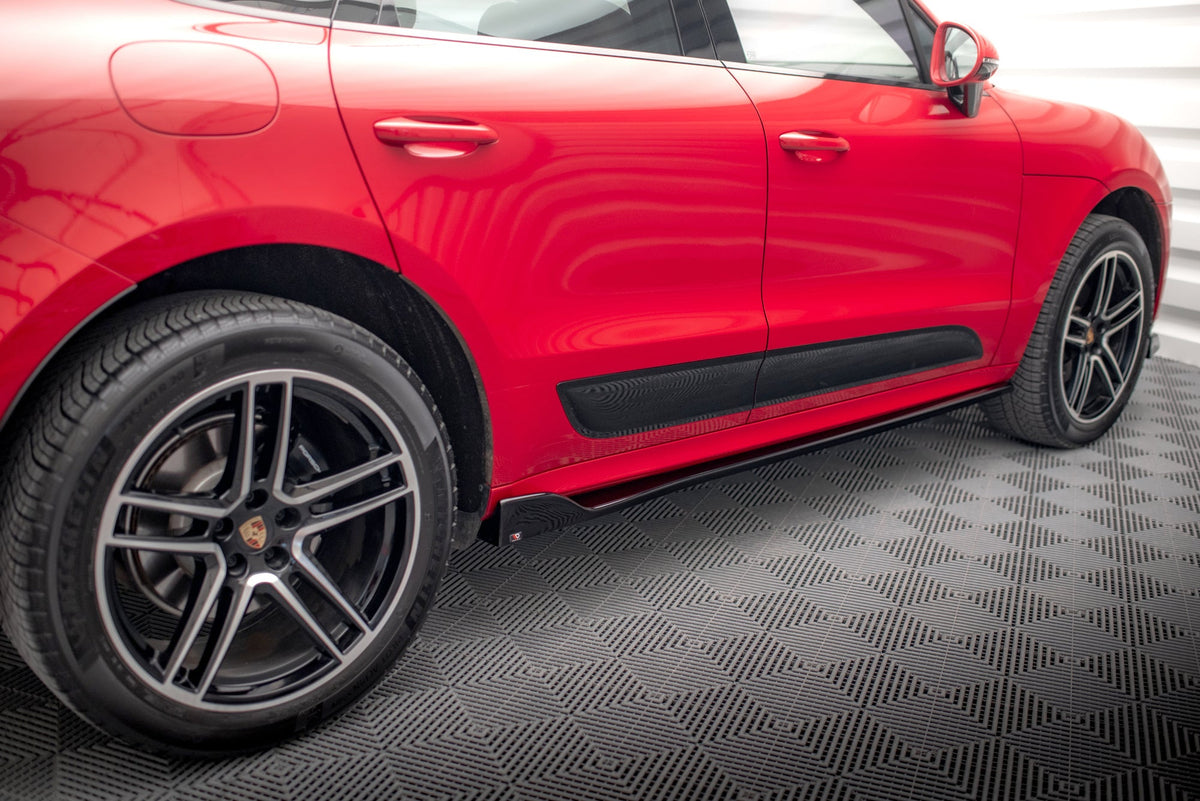 Sidokjolar Diffusers för Porsche Macan GTS / Sport Design Mk1