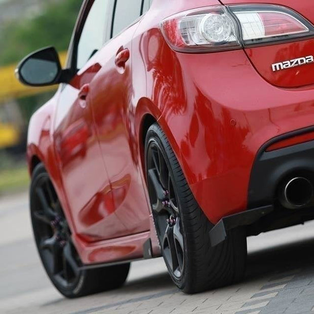 Racing Sidokjolar Diffusers för Mazda 3 Mk2 MPS