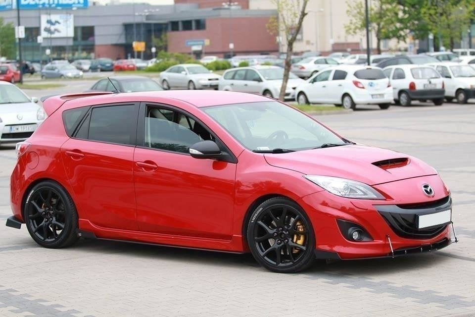 Racing Sidokjolar Diffusers för Mazda 3 Mk2 MPS