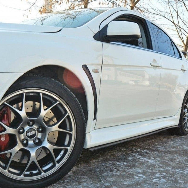 Racing Sidokjolar Diffusers för Mitsubishi Lancer Evo X