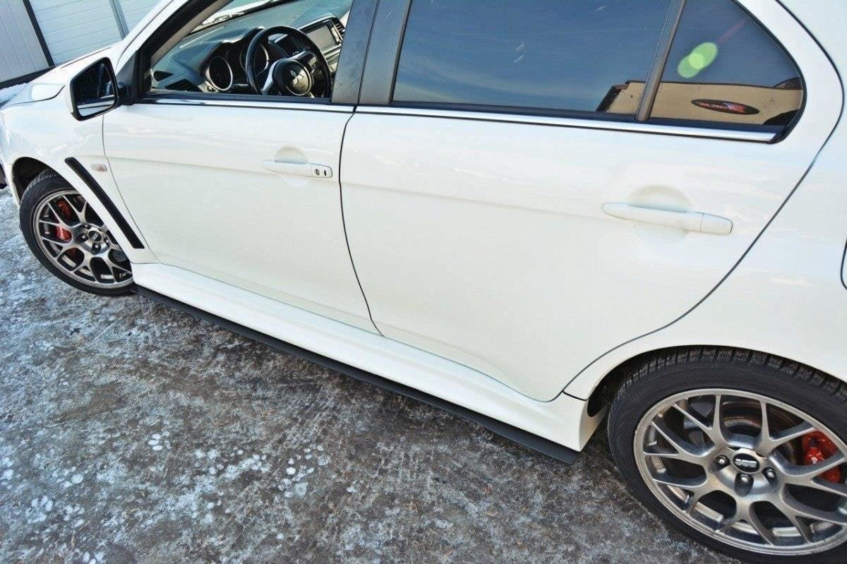 Racing Sidokjolar Diffusers för Mitsubishi Lancer Evo X