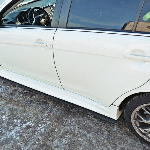 Racing Sidokjolar Diffusers för Mitsubishi Lancer Evo X