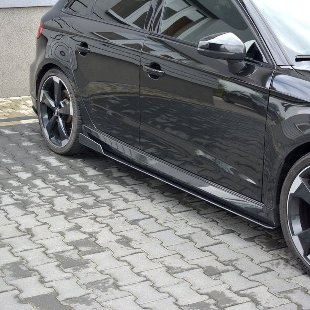 Racing Sidokjolar Diffusers V.2 för Audi RS3 Sportback 8V Facelift