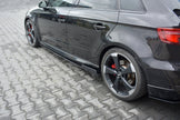 Racing Sidokjolar Diffusers V.2 för Audi RS3 Sportback 8V Facelift