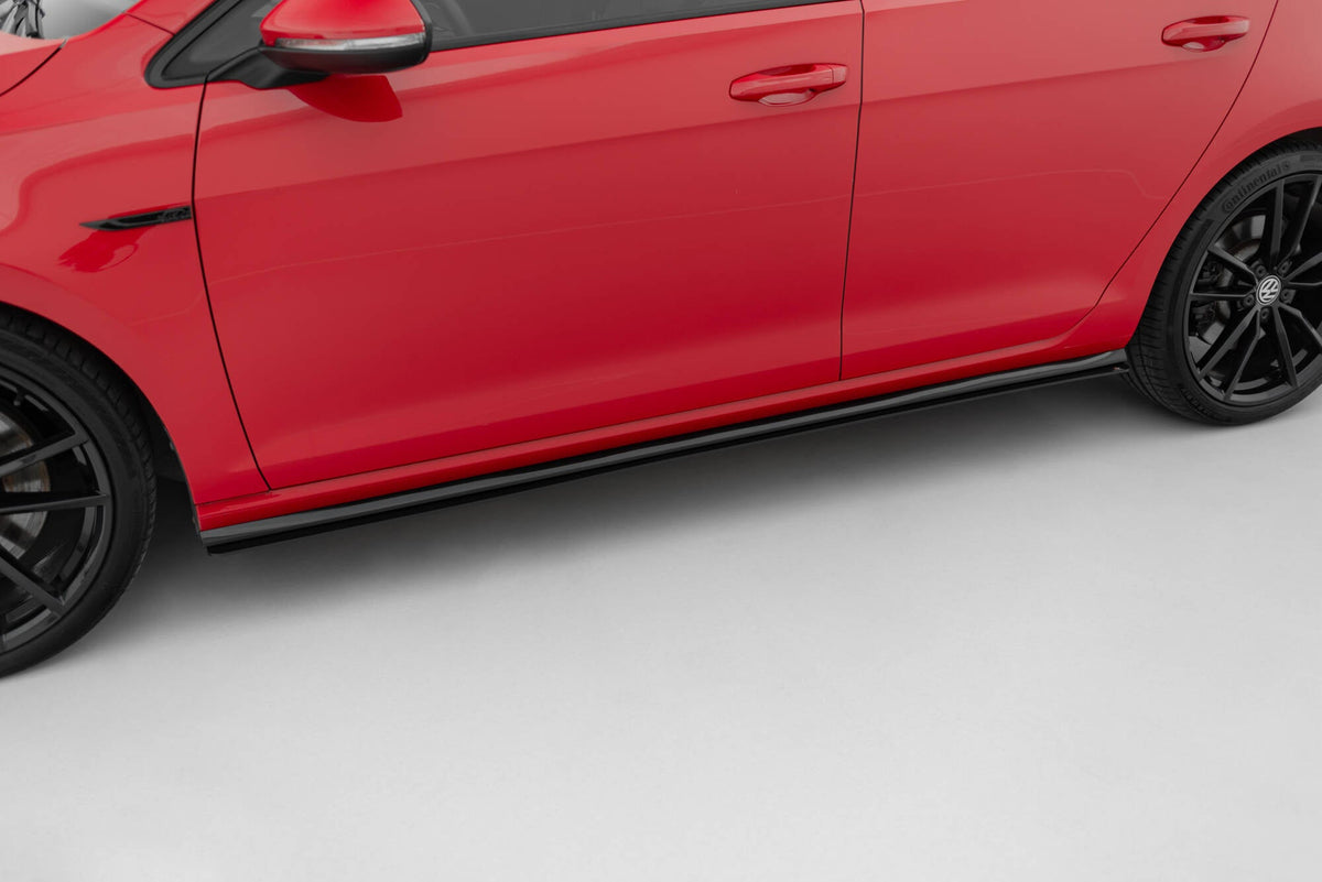 Racing Sidokjolar Diffusers för Volkswagen Golf Mk7 R / R-Line Facelift