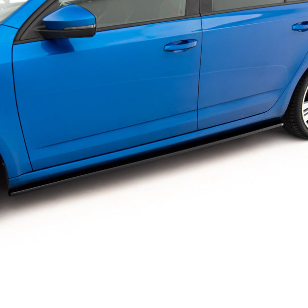 Sidokjolar Diffusers för Skoda Octavia RS Hatchback / Combi Mk3 / Mk3 Facelift
