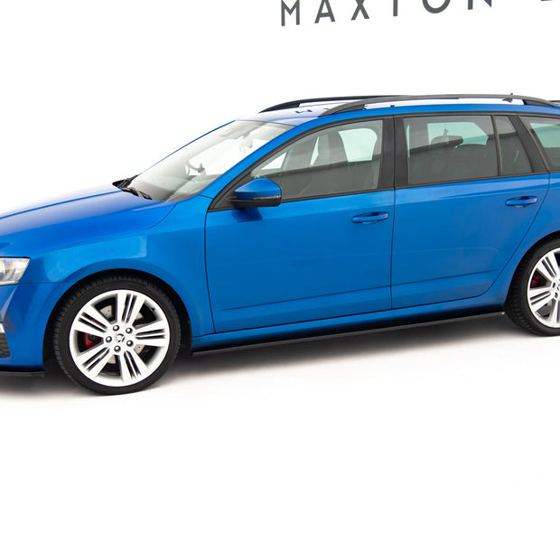 Sidokjolar Diffusers för Skoda Octavia RS Hatchback / Combi Mk3 / Mk3 Facelift
