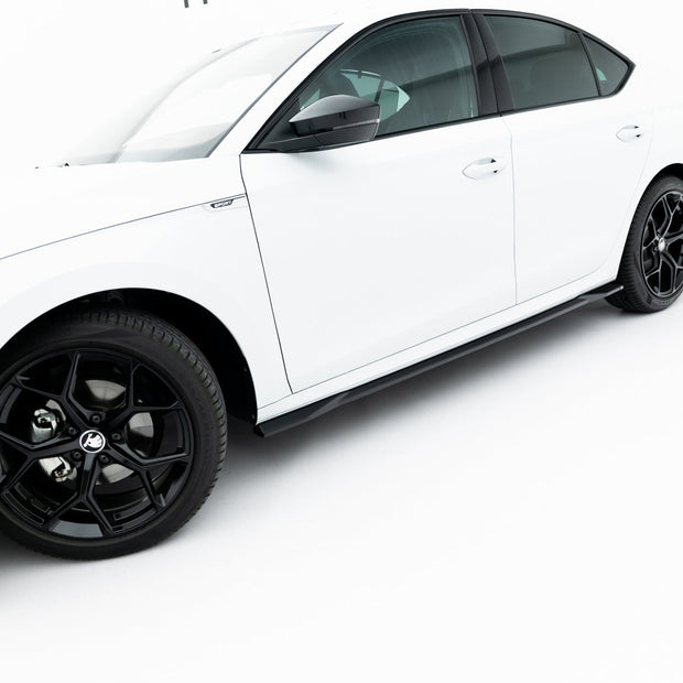 Sidokjolar Diffusers för Skoda Octavia Sportline Liftback / Combi Mk4 Facelift