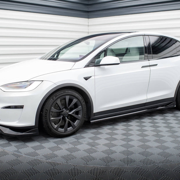 Sidokjolar Diffusers för Tesla Model X Mk1 Facelift