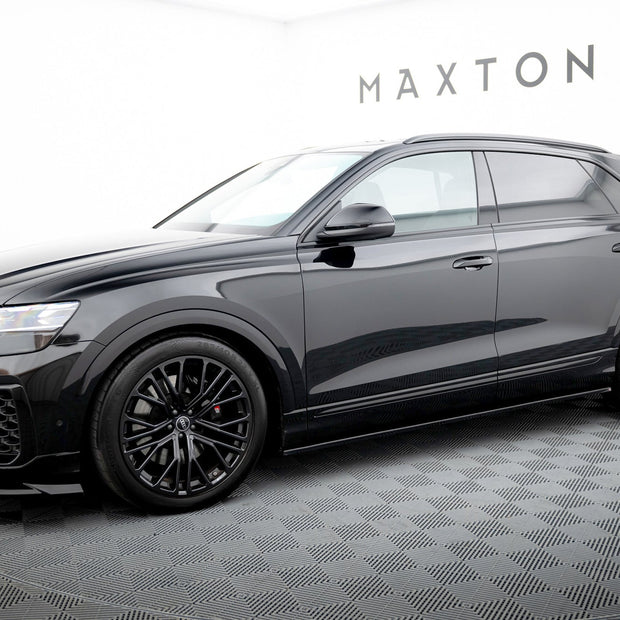 Sidokjolar Diffusers V.1 för Audi Q8 S-line / SQ8 Mk1 Facelift