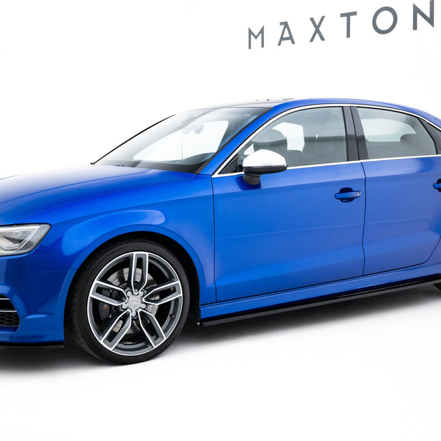 Sidokjolar Diffusers V.1 för Audi S3 / A3 S-Line 8V / 8V Facelift Sedan